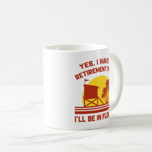 Retirement Florida Koffiemok (Voorkant rechts)