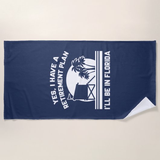 Retirement Florida Strandlaken (Voorkant)