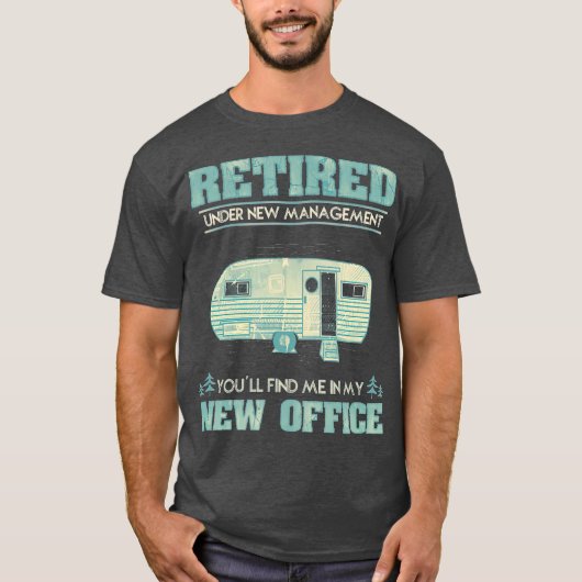 Retirement Funny Camping RV Caravan Gift Retiree T-shirt (Voorkant)