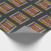 Retirement Gag Gezegde Senior Remoe Husband Cadeaupapier (Hoek)