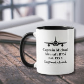 Retirement Gift Airplane and Custom Pilot info Mok
