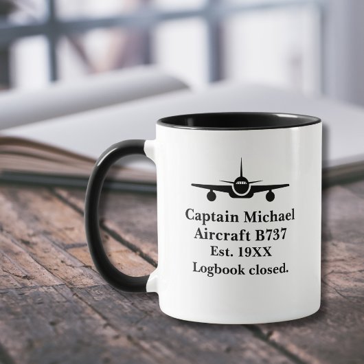 Retirement Gift Airplane and Custom Pilot info Mok