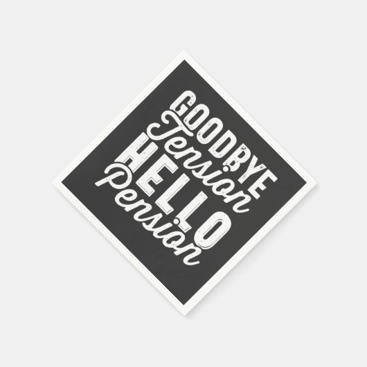 Retirement Gift, Goodbye Tension Hello Pension Servet (Hoek)