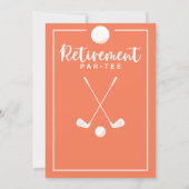 Retirement Golf Ball T-shirt Vlag Modern Kaart (Achterkant)