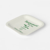 Retirement Golf Clubs Thema Par T-shirt Papieren Bordje (Gebogen)