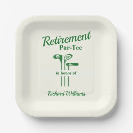 Retirement Golf Clubs Thema Par T-shirt Papieren Bordje