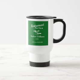 Retirement Golf Clubs Thema Par T-shirt Reisbeker