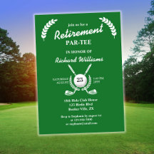 Retirement Golf Clubs Wreath Theme Party