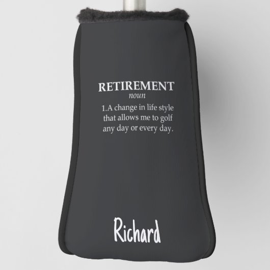 Retirement Golf Gifts Retiree Retired Golfer Funny Golfheadcover (Draai 90)