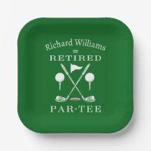 Retirement Golf Moderne Embleem Golf Clubs Gepensi