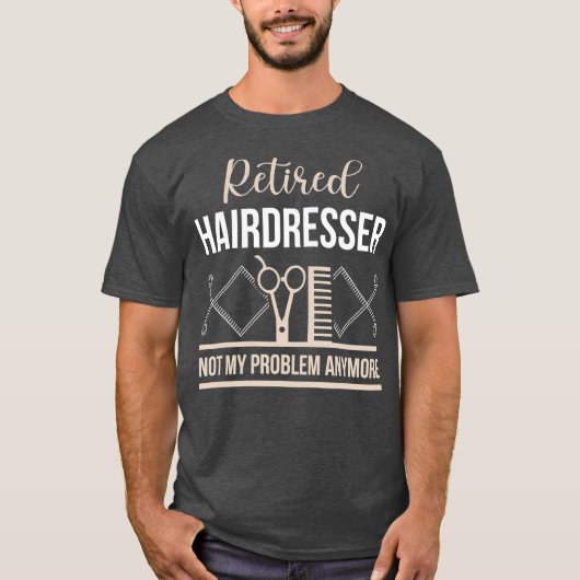Retirement Hairdresser Funny Reberekend Gift T-shirt (Voorkant)