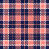 Retirement Home Curtain Coral Navy Plaid Design Douchegordijn