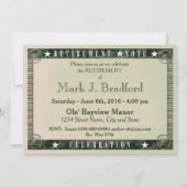 RETIREMENT INVITATIE - GELDNOOT - FOTOINVOER KAART (Achterkant)