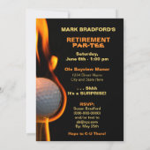 RETIREMENT INVITATIE - GOLF SIZLING - FOTO KAART (Achterkant)