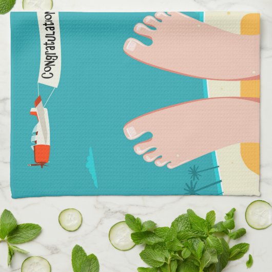 Retirement Kitchen Towel Theedoek (Gevouwen)