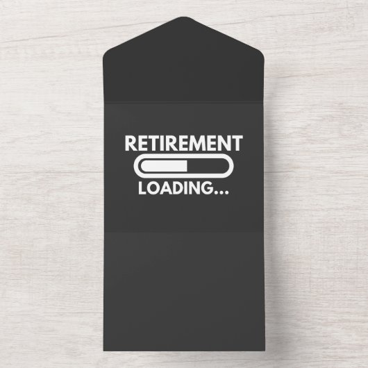 RETIREMENT LOADING ALL IN ONE UITNODIGING (Binnen)