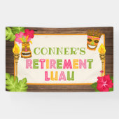 Retirement Luau Banner (Horizontaal)