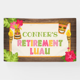 Retirement Luau Banner