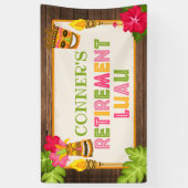 Retirement Luau Banner (Verticaal)