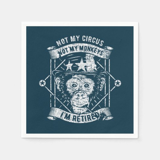 Retirement Napkins Remoe Pensioner Servet (Voorkant)