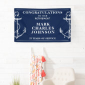 Retirement Navy Anchor Spandoek (Insitu)