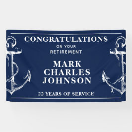 Retirement Navy Anchor Spandoek