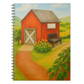 Retirement Notebook | Red Shed Garden Path Notitieboek (Voorkant)