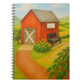 Retirement Notebook | Red Shed Garden Path Notitieboek