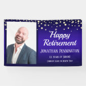 Retirement One Photo confetti Spandoek (Horizontaal)