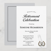 Retirement Party Announcement Western theme Kaart (Voorkant / Achterkant)