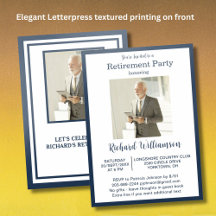 Retirement Party Elegant 