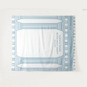 Retirement Party in blue Wandkleed (Voorkant (horizontaal))