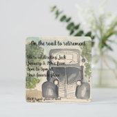 Retirement party invitation kaart (Staand voorkant)