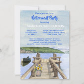 Retirement Party Mountain Lake Dock Kaart (Voorkant)