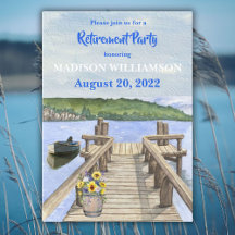 Retirement Party Mountain Lake Dock
