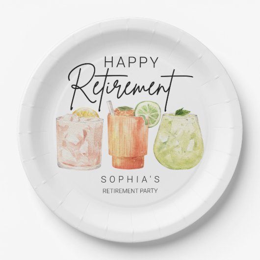 Retirement Party Papieren Bordje (Voorkant)