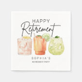 Retirement Party Servet (Voorkant)