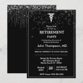 Retirement Party String Lights van legant Doctor Kaart (Voorkant / Achterkant)