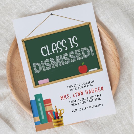 Retirement Party, Teacher, Schools out Kaart