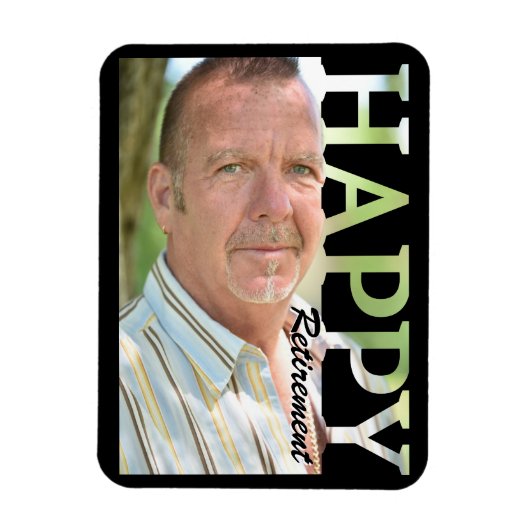 Retirement Photo Magnet | Personalized Retirement Magneet (Verticaal)