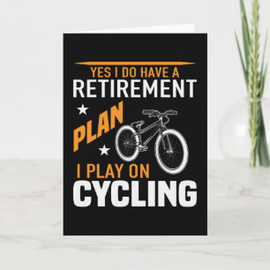 Retirement Plan Cycling Bicycle Bike Kaart