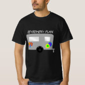 Retirement Plan Hippie Trailer T-shirt (Voorkant)