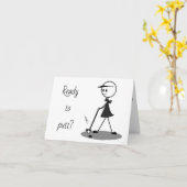 **RETIREMENT** PUTT ALL YOU WANT TO NOW!!!! KAART (Gele Bloem)