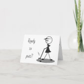 **RETIREMENT** PUTT ALL YOU WANT TO NOW!!!! KAART (Voorkant)