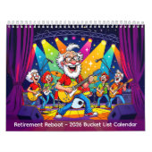 Retirement Reboot - 2026 Bucket List Calendar Kalender (Hoes)
