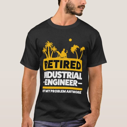Retirement Retiree Engineering in rumoe Industrial T-shirt (Voorkant)