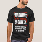 Retirement Retiree Engineering Retired Aerospace E T-shirt (Voorkant)