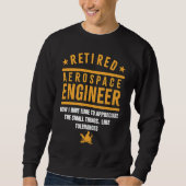 Retirement Retiree Engineering Retired Aerospace E Trui (Voorkant)