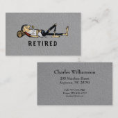 Retirement - Rip Van Winkle image business Contactkaartje (Voorkant / Achterkant)