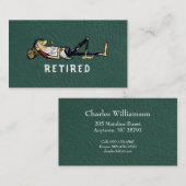Retirement - Rip Van Winkle image business Contactkaartje (Voorkant / Achterkant)